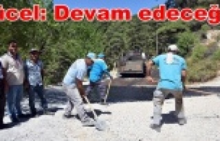 Alanya'da asfalt sevinci