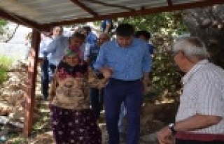 Alanya’daki yangınzedelere Büyükşehir yardımı