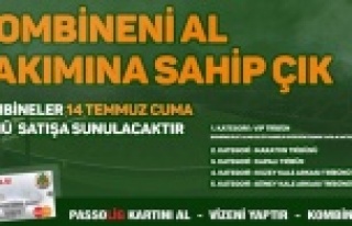Kombineler satışa sunuluyor