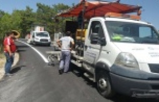 O yaylanın yolu trafiğe açıldı