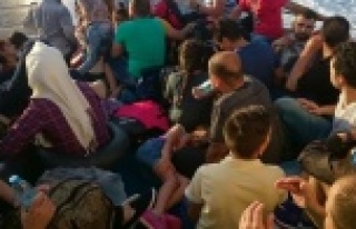 Yunanistan'a kaçmaya çalışan 33 Suriyeli...