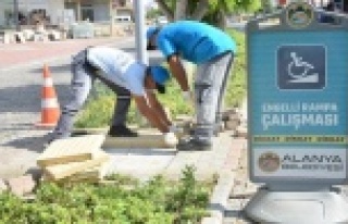 Alanya Belediyesi engelleri kaldırıyor