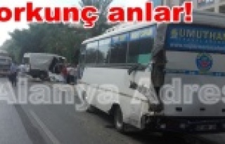 Alanya'da feci kaza: 2 ağır yaralı var