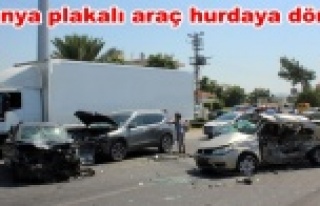 Alanya yolunda zincirleme kaza! 1 ölü 3 yaralı