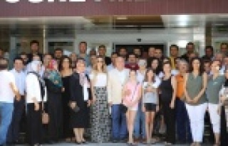 Başkan Şahin'e üyelerden yoğun ilgi