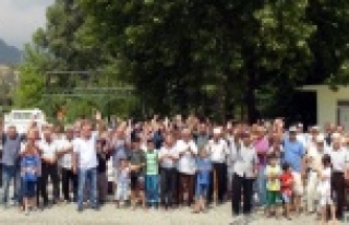 Komşuda mesire alanı eylemi