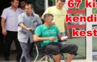 Acemi kasaplar iş başında