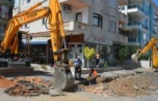 Alanya'daki o mahallenin yağmur suyu hattı...