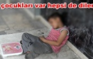 Çocuklarını sokakta dilendiren Suriyeliler yakalandı