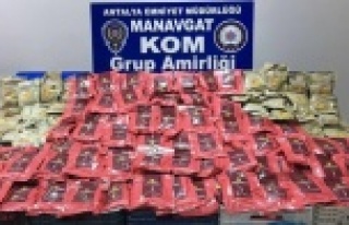 Komşuda kaçak tütün operasyonu