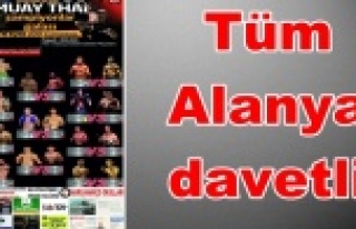 Muay Thai'nin kalbi Alanya'da atacak