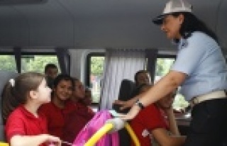 Okul servisleri denetlendi