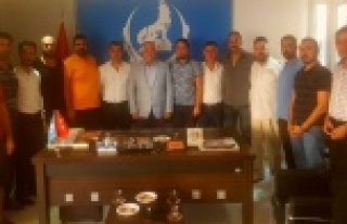 Şahin'den Karaduman ve ekibine ziyaret