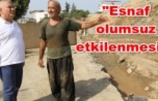 Şahin, mağdur olan esnafın imdadına koştu
