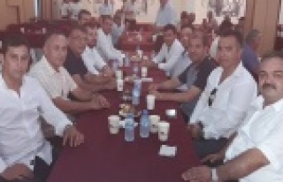 Tuna ve ekibi bayramlaşmaya katıldı