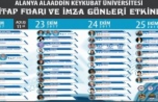 Alanya'nın ilk ve tek Kitap Fuarı başlıyor