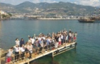 Alanya Tersanesi'nde ders işlediler