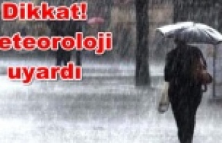 Alanya! Yağışlar geliyor