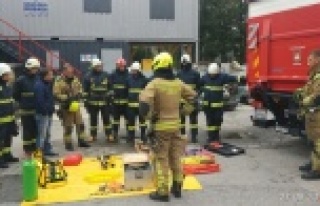 Antalya itfaiyesi Slovenya'da yangınlara müdahale...