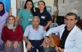 Hastalara sazlı sözlü moral