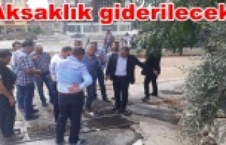 Hüseyin Güney su baskını için olay yerinde