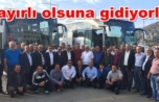 Hüseyin Güney ve muhtarlar İstanbul'a doğru...