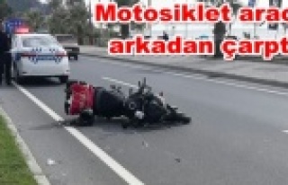 Alanya'da motosiklet kazası: 1 yaralı var