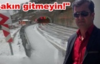 Alanya dikkat! O yol buz ve karla kaplı