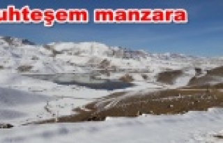 Alanya yaylaları karla kaplandı