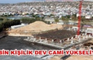 Antalya’nın en büyük camisinde çalışmalar...