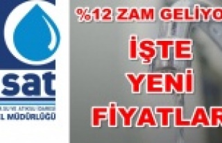ASAT Alanya'da suya zam yapıyor!