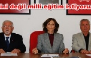 "Atatürksüz müfredata hayır!"