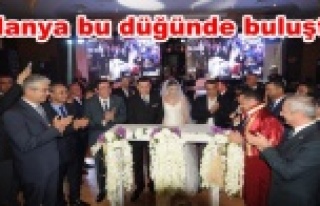 Türkdoğan ve Erdem dünya evine girdiler
