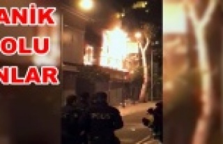 Alanya'da barda yangın! Alev alev yandı