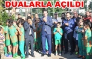 Alanya'da miniklere özel yeni saha