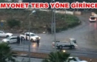 Alanya'da yeni yolun ilk kazası