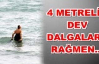 Alanya'da yürekleri ağza getiren görüntü