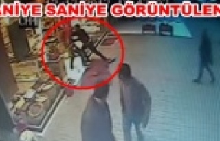 Alanya'daki silahlı saldırı anı güvenlik...