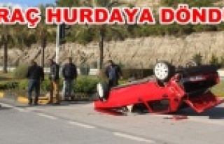 Alanya'ya gelen iki kardeş kaza yaptı!