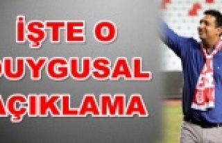 Antalyaspor'da şok! Başkan Öztürk istifa...