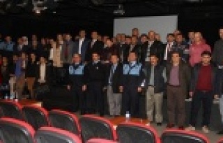 Belediye personeline yılın son eğitimi verildi