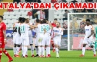 Derbinin kazananı Antalyaspor oldu