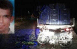 Kamyonete çarpan motosikletli hayatını kaybetti