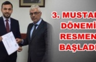 Mustafa Toklu mazbatasını aldı