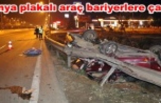 Trafik kazası: 1 ölü, 3 yaralı var