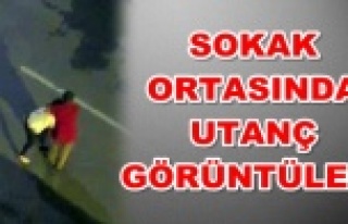 Yolda yürüyen kadına saldırıp taciz etti