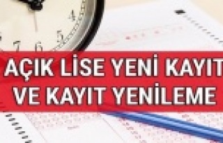 Açıktan okuyanlar dikkat!