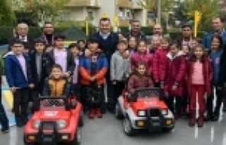 Alanya Belediyesi Trafik Eğitim Parkı yenilendi