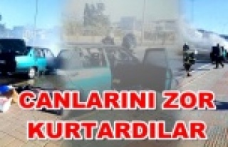 Alanya'da şok! Araç bir anda alevler içinde...