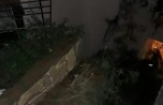 Alanya Kalesi'ne yıldırım düştü